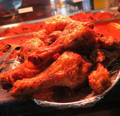 Tandoori Chicken (half), serve with salad & sauce